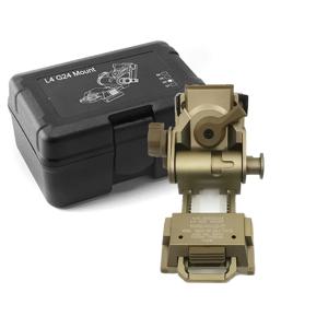 금속 L4 G24 L4G24 NVG Wilcox 마운트 브래킷 거치대, PVS15 PVS18 GPNVG18 고글 나이트 비전 스텐트, 빠른 OPS 헬멧 부품