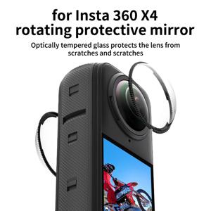 Insta360 X4 렌즈 보호 필름 유리 회전 스크래치 방지 파노라마 액션 카메라 렌즈 필름 액세서리