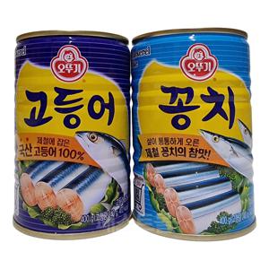 오뚜기 꽁치 400g + 고등어 400g 세트