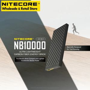 Nitecore 초경량 모바일 충전기, USB, USB-C PD, QC 3.0, 급속 충전 파워 뱅크, 10000mAh, NB10000 GEN2