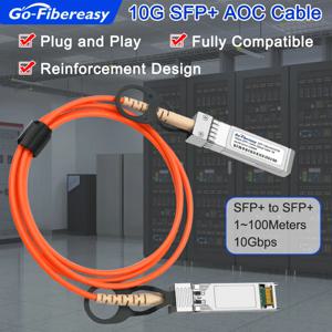 시스코, 화웨이, 미크로틱, 델용 액티브 광 케이블, SFP 10G AOC 케이블, 1M,2M,3M,5M,10M,15M.SFP + netgear 광섬유 스위치