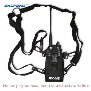 BaoFeng MSC-20E MSC-20D 나일론 파우치 가방 휴대용 케이스, UV-5R UV-82 UV-XR UV-9R 플러스 YAESU Mototrola GP338 라디오 워키토키용