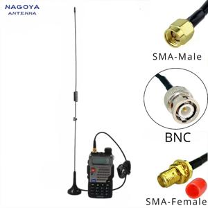 NAGOYA UT-108UV 듀얼 밴드 UHF VHF 안테나, BF-888S UV-5R TYT WOUXUN HYT 모바일 자동차 워키토키 액세서리, 144MHz, 430MHz