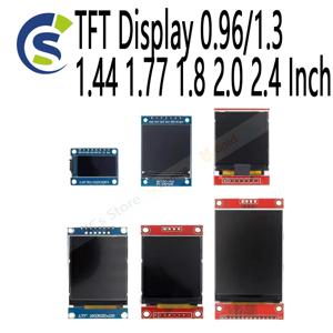 TFT 디스플레이 0.96 1.3 1.44 1.77 1.8 2.0 2.4 인치 IPS 7P SPI HD 65K 풀 컬러 LCD 모듈, ST7735, 아두이노용 드라이브 IC