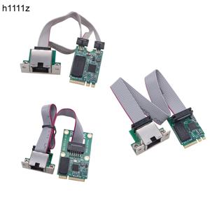 데스크탑 PC용 기가비트 이더넷 LAN 카드, 2.5Gb 네트워크 어댑터, M.2 A + E/Mini PCIE-RJ45 COM 포트, RTL8125BG 칩, 2.5G, 1G, 100Mbps