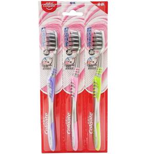 Colgate 3PCS Fine Gum 부드러운 강모 칫솔 고급 껌 부드러운 강모 칫솔 구강 청소 치과 치료