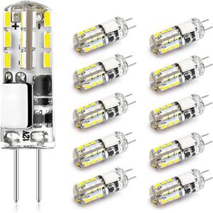 G4 LED 전구 절약 실리콘 램프, 360 빔 각도, 할로겐 라이트 스포트라이트 샹들리에 교체, 2W, 3W, 5W, 9W, 12W, 15W, 12V, AC220V, 10 개