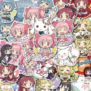 애니메이션 Puella Magi Madoka Magica 스티커, 카와이 만화 소녀 Kaname Madoka Akemi Homura 데칼, 노트북 전화 자전거용, 10 개, 30 개, 48 개