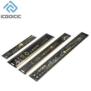 다기능 측정 도구 저항 캐패시터 칩 IC SMD 다이오드 트랜지스터, PCB 눈금자, 5 가지 유형, 9cm, 15cm, 20cm, 25cm, 30cm