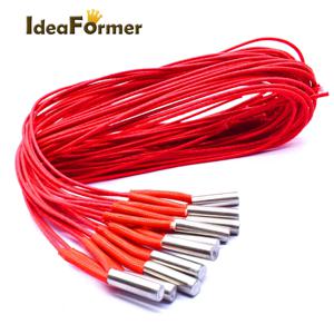 IdeaFermor MK 멘델 레프랩 압출기 부품용 3D 프린터 카트리지 히터, 12V 24V 40W, 6x20mm 1m, 열 부품, 1 개