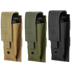 전술 Molle 싱글 탄창 파우치, 9mm Mag 홀스터, 범용 권총 Mag 홀스터, 글록 17 19 M9 P226 사냥 기어