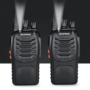 2 개/몫 원래 Baofeng BF-888S UHF 400-470MHz 16 채널 양방향 라디오 5w 장거리 인터폰