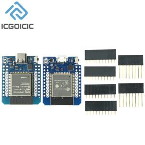 Wemos Arduino용 개발 보드 모듈, 핀 포함, D1 MINI ESP8266 ESP32 ESP-32S, 와이파이 블루투스 호환 CP2104 CH9102