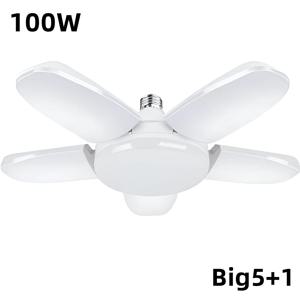 접이식 산업용 LED 전구, 선풍기 블레이드 타이밍 램프, 가정용 천장 조명, 차고 조명, 60W, 100W, E27, 220V, 110V