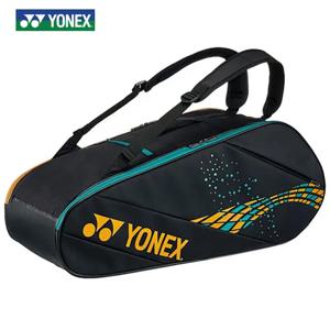 Yonex-정품 배드민턴 라켓 가방, PU 스포츠 테니스 백팩, 휴대용, 대용량, 신발 포켓이 있는 라켓 8 개 수납