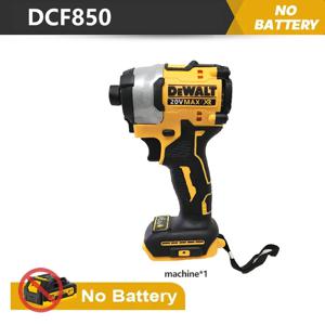 Dewalt 브러시리스 임팩트 드라이버, 무선 스크루 드라이버, 전기 임팩트 드릴, Dewalt 20V 배터리용, DCF850, 3250RPM, 205N.m