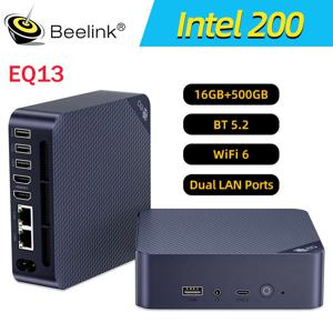 Beelink EQ13 N100 N200 16G 500G DDR4 EQ12 인텔 12 세대 N100 미니 PC, 8G 500G C 타입 데스크탑 컴퓨터, VS 미니 S12 프로 EQ12 프로 N305