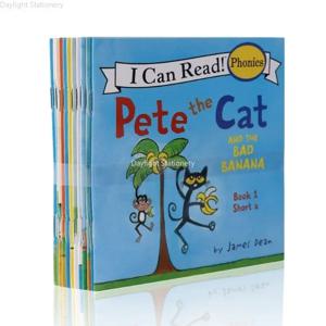 Pete The Cat I Can Read 시리즈: 어린이용 자연 철자 포켓 북, 6, 12, 19pc!