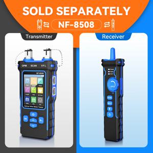 NOYAFA NF-8508 네트워크 케이블 테스터, PoE 검사기 벨트, 광학 파워 계량기, LCD 디스플레이 측정 길이, 와이어맵 케이블 추적기