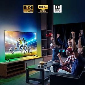 TV LED 백라이트 동기화, TV 그림 음악 및 비디오와 동기화, HDMI 2.0 싱크박스 RGB IC LED 스트립 조명, TV 플러그 앤 플레이, 2024 업그레이드