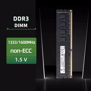 DDR3 8GB 데스크탑 램, PC3 메모리, 1.5V, 1333Mhz, 1600Mhz, 비 ECC DIMM, 컴퓨터 메모리 램