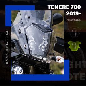 아크릴 헤드라이트 보호대 라이트 커버 보호 가드, 오토바이 액세서리, YAMAHA Tenere 700 Tenere700 XT700Z 2019