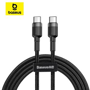 Baseus USB C to USB C타입 케이블, 아이폰 15 플러스 프로 맥스용, USB C PD 고속 충전기 코드, 맥북 프로용 USB-C C타입 케이블, 100W