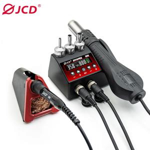 LCD 디지털 디스플레이 용접 재작업 스테이션, JCD 8898Pro 2 in 1 납땜 스테이션, 벽걸이 전화 BGA SMD PCB IC 수리 도구