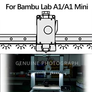 Bambu Lab A1/A1 미니 LED 라이트 스트립, Ra95 필 라이트, 24V 화이트 라이트, 매우 밝은 Bamblab 3D 프린터 부품 액세서리