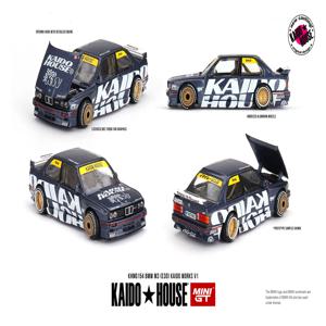 Kaido House + MINIGT 154 M3 E30 Kaido Works V1 다이캐스트 모델 자동차