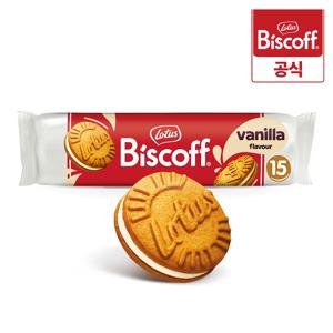 로투스 비스코프 샌드 바닐라 150g / 커피과자 크림샌드 수입 과자 대용량 크래커