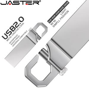 JASTER 금속 미니 펜 드라이브, 열쇠 고리, USB 플래시 드라이브, 64GB 골드 크리에이티브 비즈니스 선물, 컴퓨터 메모리 스틱, 128GB, 16GB