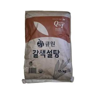 큐원 갈색설탕 15kg