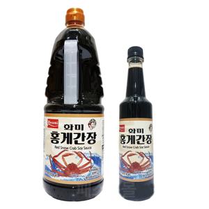 화미 홍게간장 1.8L + 홍게간장 500ml 세트