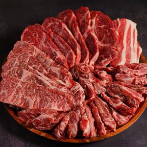 구이용 소고기 800g 4종 모둠 (5인분)