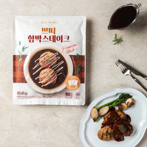 [디어스트] 쁘띠 함박 스테이크600g(60g×10개입)+소스 250g(50g×5개입) 2개