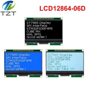 12864 LCD 모듈, COG, 도트 매트릭스 스크린, SPI 인터페이스, lcd12864 12864-06D