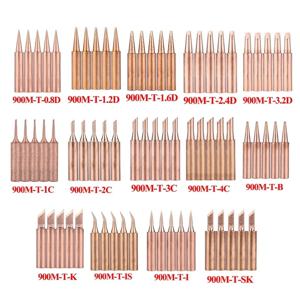 납땜 다리미 팁 비트, 무연 용접 팁 헤드, 900M-T, IS, I, B, K, SK, 0.8D, 1.2D, 2.4D, 1.6D, 3.2D, 1C, 2C, 3C, 4C, 5 개 933.907.951