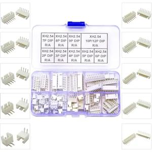 JST 커넥터 키트, XH2.5 DIP 헤더, Jst 2.54mm 피치 IC 소켓 플러그 어댑터, JST-XH 직각 타입 헤더 (XH2.5-DIP-R/A)