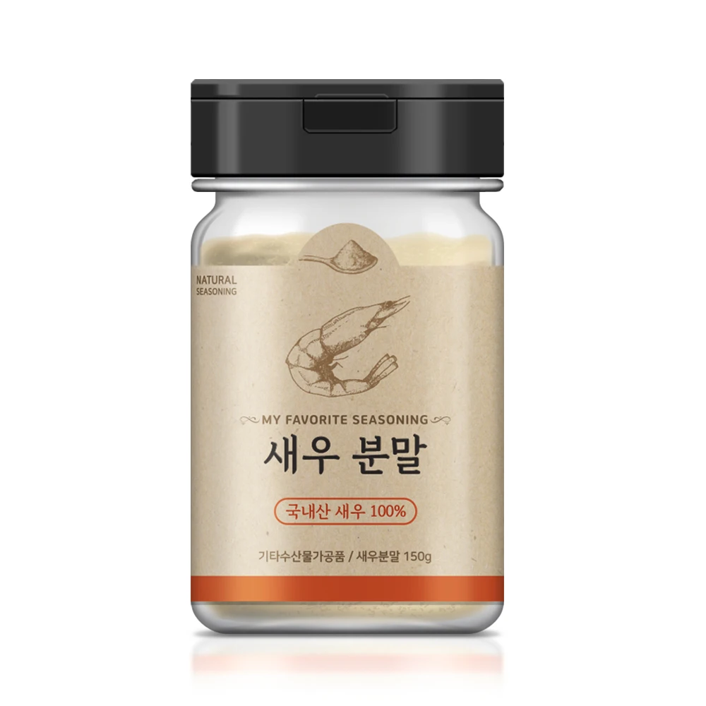 짭짤한인생 100% 국산 천연 새우분말 150g / 화학성분 없는 100% 천연조미료 새우가루♣