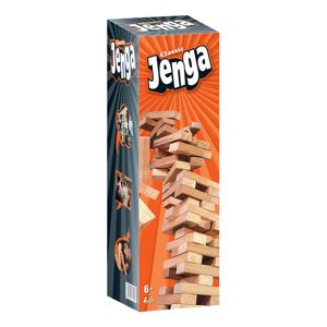 Jenga 클래식 게임 가족 엔터테인먼트 파티, 조기 교육 퍼즐 쌓기 놀이 카드, 생일 선물, 4 개 국어