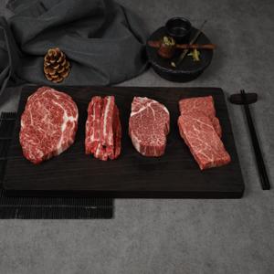 1++ 한우 투뿔 1kg 300g 꽃등심 갈비 안심 살치 차돌박이 특수부위 투쁠 모듬 구이용 세트