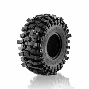 1:10 RC 크롤러 Axial SCX10 D90 TF2 MST Tamiya용 고무 부두 KLR 휠 타이어, 1.9 인치, 118x45mm, 4 개