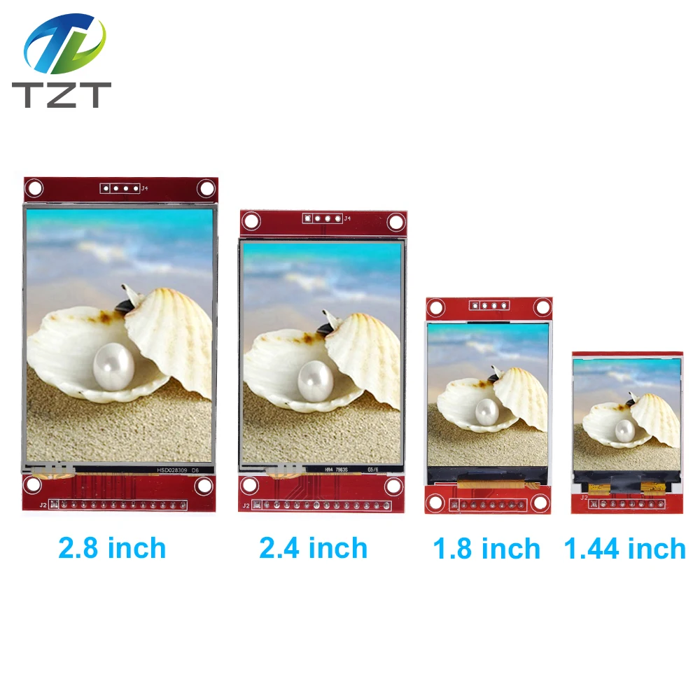 TFT 컬러 스크린 LCD 디스플레이 모듈 드라이브, ST7735, ST7789V, ILI9225, ILI9341 인터페이스, SPI 240x320, 1.44 인치, 1.77 인치, 1.8 인치, 2.2 인치, 2.4 인치, 2.8 인치