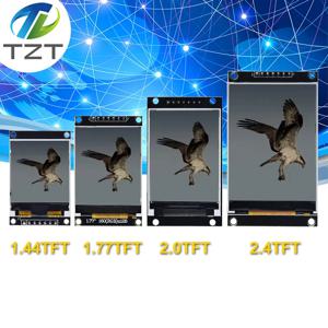 TZT TFT 컬러 스크린 LCD 디스플레이 모듈 드라이브, ST7735 ST7789 인터페이스 SPI 128x128 240x320, 1.44 인치, 1.77 인치, 2.0 인치, 2.4 인치, 2.8 인치