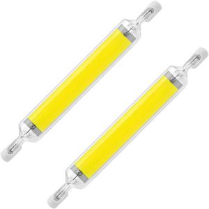 슈퍼 브라이트 LED COB 유리 튜브, 가정용 할로겐 램프 교체 전구, R7S, 78mm, 118mm, J78, J118, AC 110V, AC 220V