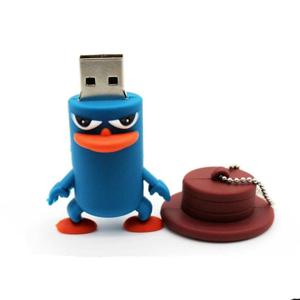 Cartoons 오리너구리 Pendrive 256gb 128gb Usb 플래시 드라이브 32gb 64gb 메모리, 플래시 디스크, 메모리 Usb 스틱 펜 드라이브 Usb 2.0 U 디스크