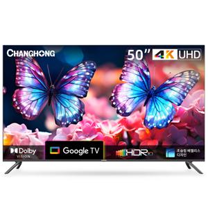 창홍G7L 50인치 126cm 4K UHD U50G7L 구글TV HDR스마트 LED  tv 스탠드형 벽걸이형 티비