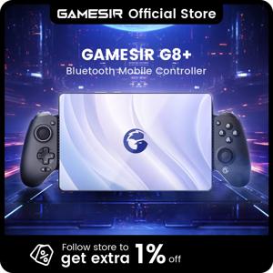 GameSir G8 플러스 블루투스 게임 패드 홀 이펙트 게임 컨트롤러, 닌텐도 스위치, 안드로이드 폰, 태블릿, 아이폰, 아이패드, PC용