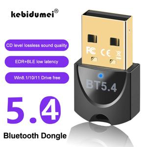 USB 무선 블루투스 어댑터, 블루투스 5.4, PC 동글 어댑터, 무선 마우스 키보드, 음악 오디오 리시버